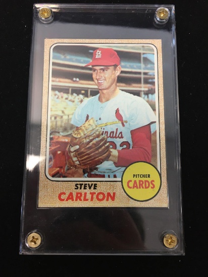 1968 Topps #408 Steve Carlton Cardinals Vintage Baseball Card