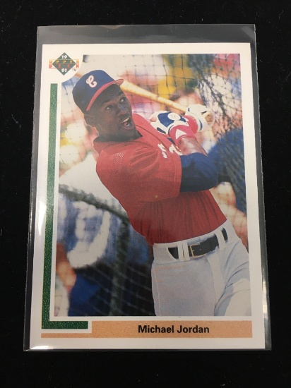 1991 Upper Deck #SP1 Michael Jordan White Sox True Baseball Rookie Card