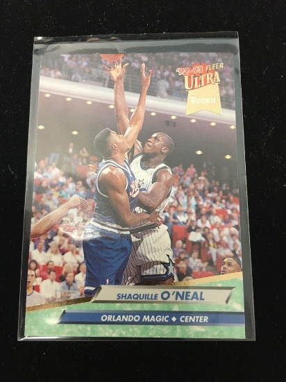 1992-93 Ultra Shaquille O'Neal Rookie Basketball Card