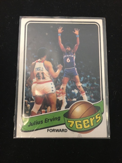 1979-80 Topps #20 Julius Dr. J Erving 76ers Vintage Basketball Card