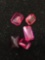 Lot of Square & Rectangular Faceted Various Size Rubellite Loose Gemstones - 28.8 Ctw