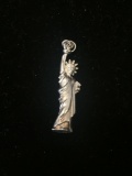 MMA Statue of Liberty 3D Sterling Silver Charm Pendant