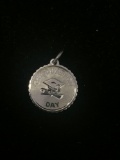 1971 Graduation Day Sterling Silver Charm Pendant
