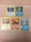 5 Card Lot of Vintage Pokemon Rares & Holofoil Cards from Collection - Unresearched