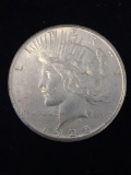 1925-S United States Peace Silver Dollar - 90% Silver Coin - AU Uncirculated Condition
