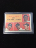 1961 Topps #44 AL Home Run Leaders - Mickey Mantle & Roger Maris Vintage Baseball Card