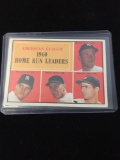 1961 Topps #44 AL Home Run Leaders - Mickey Mantle & Roger Maris Vintage Baseball Card
