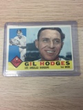 1960 Topps #295 Gil Hodges Dodgers Vintage Baseball Card