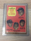 1962 Topps #53 AL Home Run Leaders - Roger Maris & Mickey Mantle Vintage Baseball Card