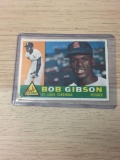 1960 Topps #73 Bob Gibson Cardinals Vintage Baseball Card
