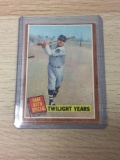 1962 Topps #141 Babe Ruth Twilight Years Vintage Baseball Card
