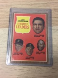 1962 Topps #59 AL Strikeout Leaders - Whitey Ford Vintage Baseball Card
