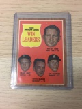 1962 Topps #57 AL Wins Leaders - Whitey Ford Vintage Baseball Card