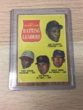 1962 Topps #52 NL Batting Leaders - Roberto Clemente Vintage Baseball Card