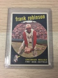 1959 Topps #435 Frank Robinson Reds Vintage Baseball Card