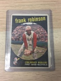 1959 Topps #435 Frank Robinson Reds Vintage Baseball Card