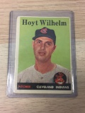 1958 Topps #324 Hoyt Wilhelm Indians Vintage Baseball Card