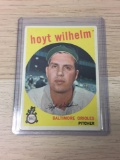 1959 Topps #349 Hoyt Wilhelm Orioles Vintage Baseball Card