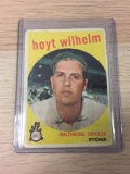 1959 Topps #349 Hoyt Wilhelm Orioles Vintage Baseball Card
