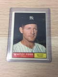 1961 Topps #160 Whitey Ford Yankees Vintage Baseball Card