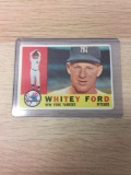 1960 Topps #35 Whitey Ford Yankees Vintage Baseball Card