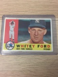 1960 Topps #35 Whitey Ford Yankees Vintage Baseball Card
