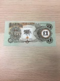Uncirculated Biafra 1968 1 Pound Bank Currency Note - Rare