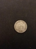 1898 United States Barber Dime Silver Coin