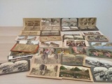Huge Mixed Country Lot Of Stereoview Cards RARE - Italy Austria More