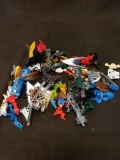 Lot of Building Block Toy Pieces