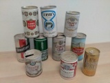 Collection Vintage Empty Beer Cans From Estate