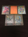 Lot of 5 Marvel Comics Trading Cards from Collection
