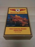 ERTL Collectible Texaco Wings Of Texaco 1929 Curtiss Robin Airplane Die-Cast Metal Bank