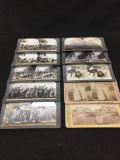 Lot of 10 Stereo View Pictures