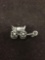 Vintage Carriage Wagon Sterling Silver Charm Pendant