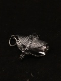 LC Basket Sterling Silver Charm Pendant