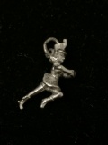 Marching Pep Band Leader Sterling Silver Charm Pendant