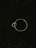 Baby Ring Sterling Silver Charm Pendant