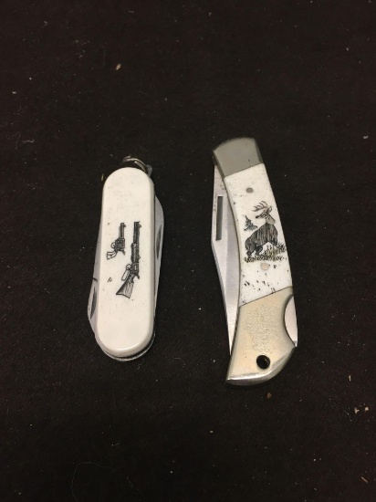 Lot of 2 Vintage Pocket Knives Unresearched