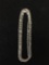Signed Designer 3mm Wide Twisted Link 18in Long Sterling Silver Necklace
