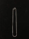 Cable Link 0.75mm Wide 18in Long Sterling Silver Chain