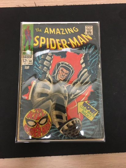 The Amazing Spider-Man #58 Comic Book from Estate Collection