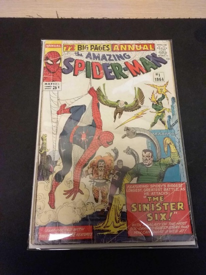 The Amazing Spider-Man Annual #1 1964 Comic Book from Estate Collection