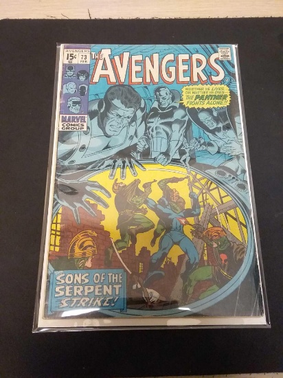 The Avengers #73 Comic Book from Estate Collection