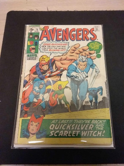 The Avengers #75 Comic Book from Estate Collection
