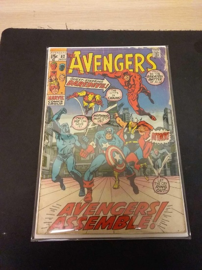 The Avengers #82 Comic Book from Estate Collection