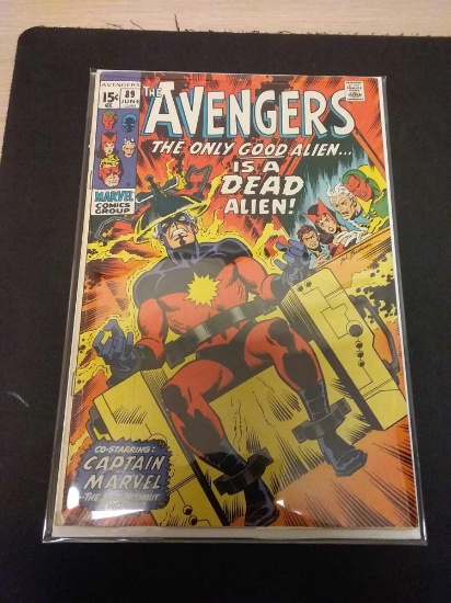 The Avengers #89 Comic Book from Estate Collection