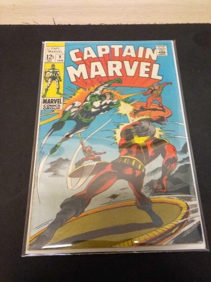 Captain Marvel #9 Comic Book from Estate Collection