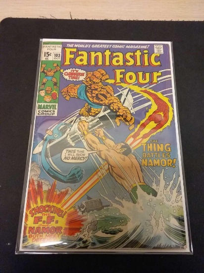 The Fantastic Four #103 Comic Book from Estate Collection