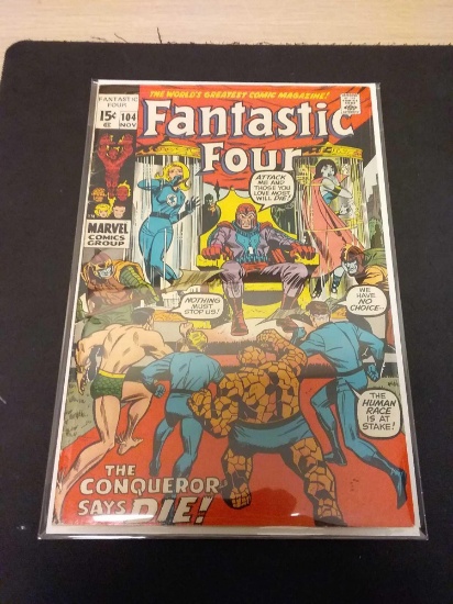 The Fantastic Four #104 Comic Book from Estate Collection